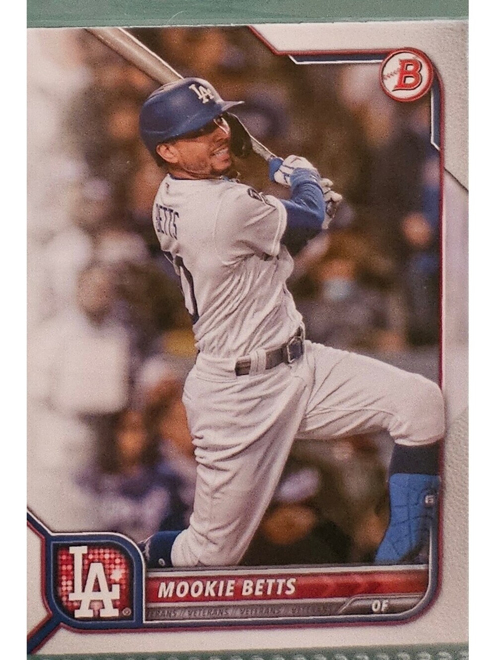 2022 Bowman - #25 Mookie Betts - LA Dodgers